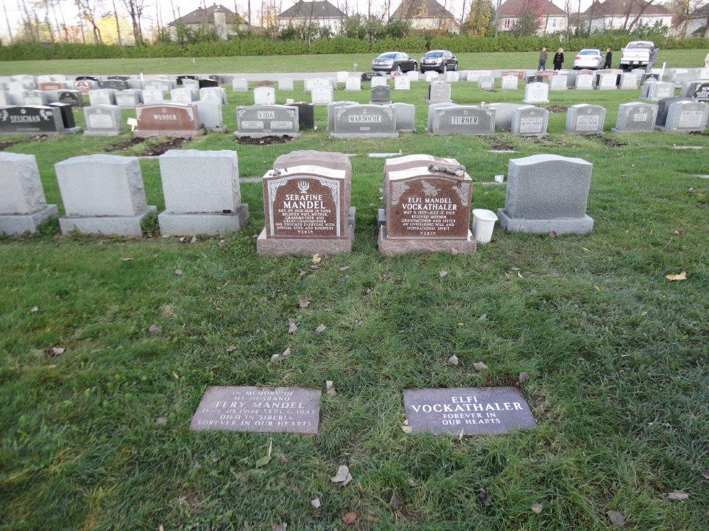 Mandel: Finy: Grave & Vockathaler: Elfi: Grave & Mandel: Fery: Plaque