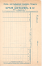Simon Schacherl & Co: Order Form(between 1910-1920)