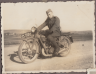 Fink: Franz: Czechoslovakian Military, on a Motorcycle