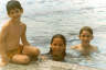 Beck: Mike Julie David, swimming