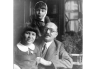 Kounio: Erika & Heinz with their grandfather Löwy: Ernst(1933)