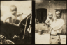 Kubin: Carl & Joe in Herzogenburg (double photo)