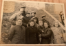 0. Mandel: Finy Ilse Elfi. Finy’s brother Josef behind her (1948-10-12)